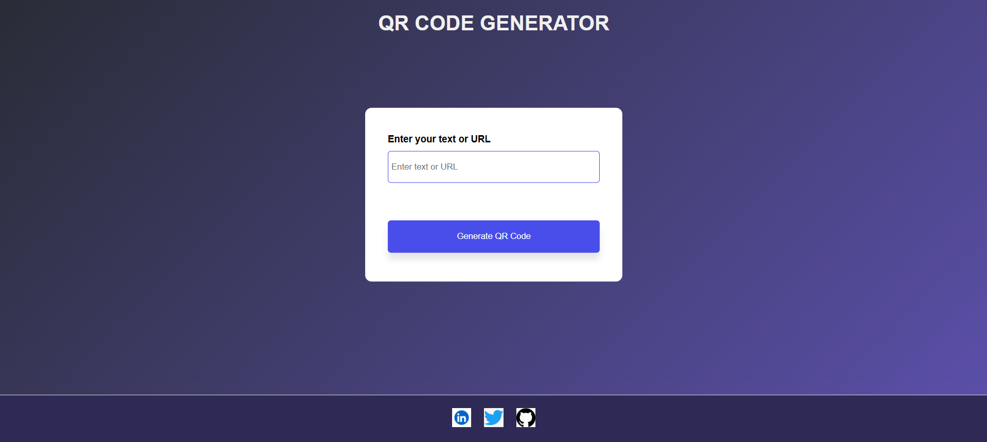 QR Code Generator
